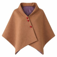 Sylvia Lien Wool Cape Wrap