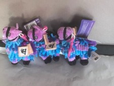 3 x Fortnite Llama Plush Keyrings 8cm New Keychains - with Tags and Hologram