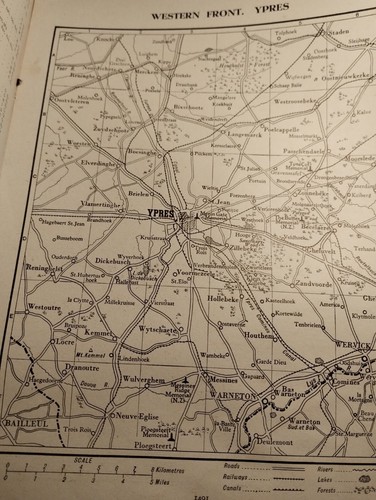 Di32 ephemera 1938 ww1 - ephemera, map