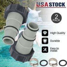 2pc Intex Hose Adapter Pool