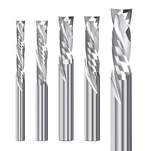 Down cut carbide - up, spiral