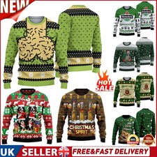 Dicky Meme Ugly Funny Christmas Holiday Sweater Ugly Christmas Sweater For Men