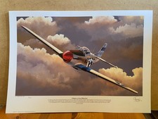 NO 2 Ltd Ed USAAF P-51 Mustang fighter ace Don Blakeslee aviation art print