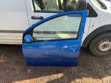 PEUGEOT 107 2010 PASSENGER SIDE FRONT DOOR BLUE ELX
