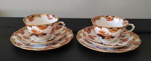 Two vintage royal albert - albert, crown