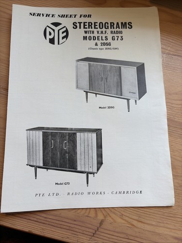 Vintage service sheet - vintage,