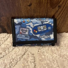Smiggle children's Gaming Blue tri-fold wallet