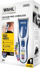 Wahl Colour Pro Cordless Clipper, Haircutting Kit Long Life Power