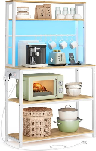 Coffee bar with led lights - coffee,