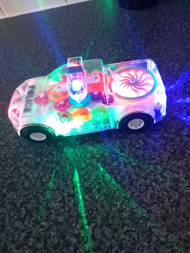 Child police car - car, flashing