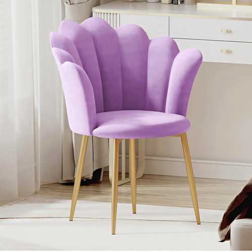 Purple velvet shell - shell, back