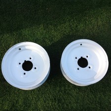 Pair 3.5 x 10 trailer rims , 4