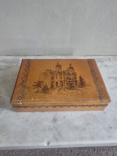 Box vintage wooden - box, eastern