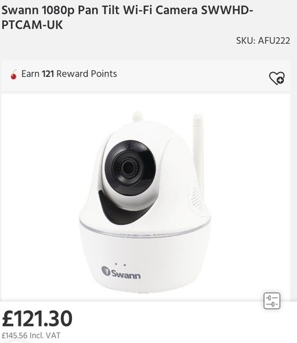 Swann wireless pan tilt hd - wireless,