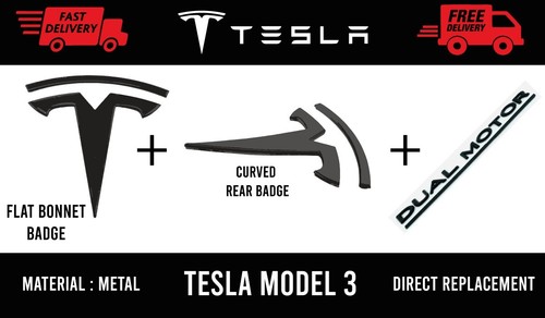 Tesla model matte black - tesla,