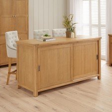 Marbury Oak Kitchen Island