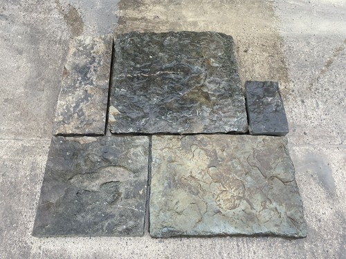 Reclaimed weathered yorkstone - weathered,