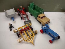 Matchbox Fordson Tractor Dodge Kew Fargo Tractor Trailer & Driver