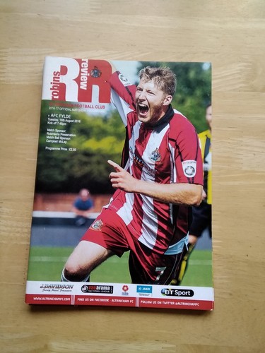 2016 altrincham v afc - fc,