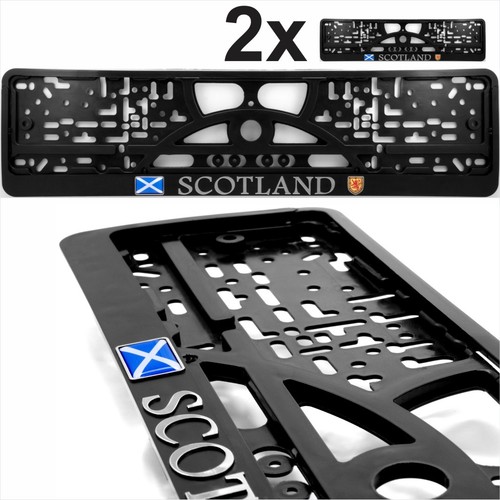 Black number plate - 2x,