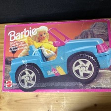 Barbie Doll Vintage Sports Cruiser Car Jeep Blue With Box Mattel 1995 GC