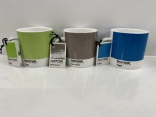 PANTONE Universe - W2 Whitbread Wilkinson Set of 3 Fine Bone China Espresso cups