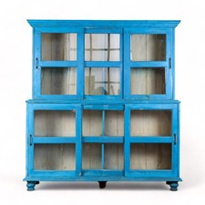 ? FREE DELIVERY ? Large Vintage Indian Rustic Kitchen Dresser Cupboard Cabinet