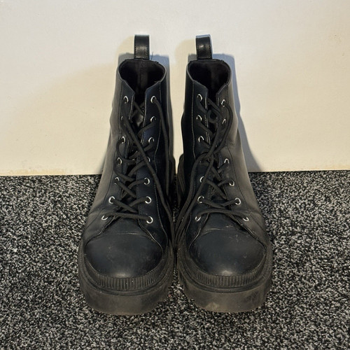 Unisex m black faux - 41, h&m