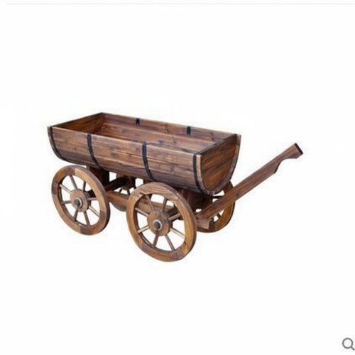 Wooden garden cart multi - garden,