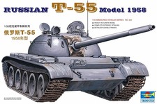 TRU00342 - Trumpeter 1:35 - T-55 Russian (Mod.1958) MBT