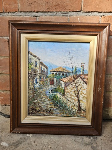 Oil painting - oil, utilizes
