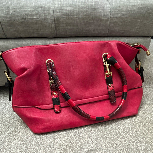 Women pink faux leather - faux,
