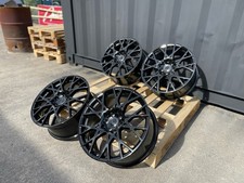 18" NEW S3 BLACK Style ALLOY WHEELS X4 - SALE Fits : AUDI A3 A4 A6 TT