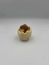 Jurassic Park HATCHING RAPTOR Dinosaur Egg Bobblehead Toy 2013 Burger King Rare