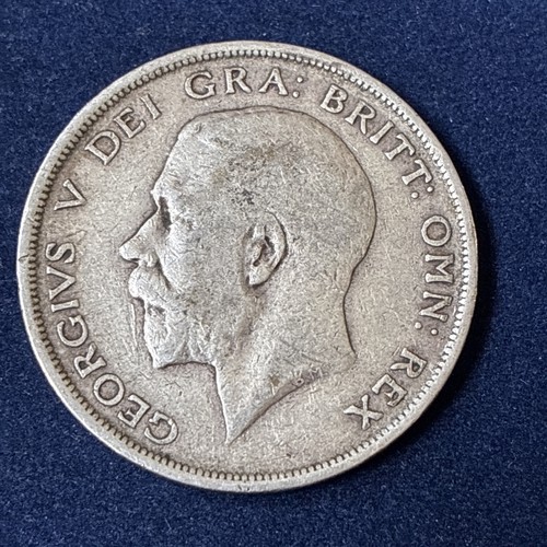 1918 george half crown 925 - half, 0.925