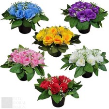 Memorial Grave Cemetery Pots