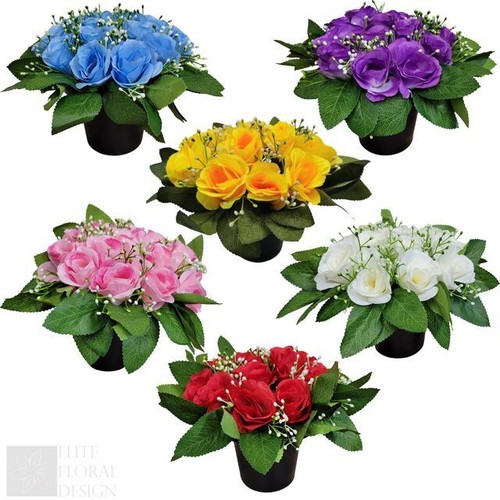 Memorial grave cemetery pots - grave,