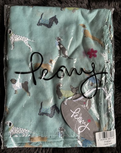 Scarf with dogs peony - dogs, on