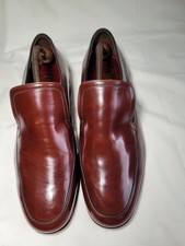 Rare Discontinued Barker of Earls Barton Burgundy Leather Loafers UK 7 G