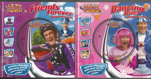 Lazy town books with - 2,