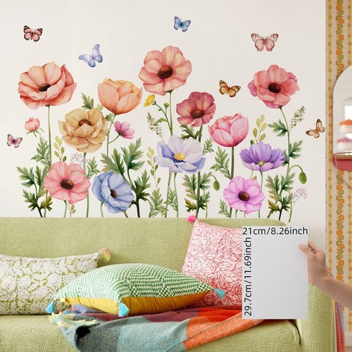 Colorful flower wall - flower,