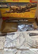 Lindberg Boeing B-17G Bomber 1:64  Model kit 525:249 - Rare 1957 partially built