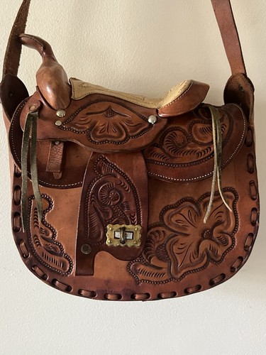 Tooled leather western - tooled,