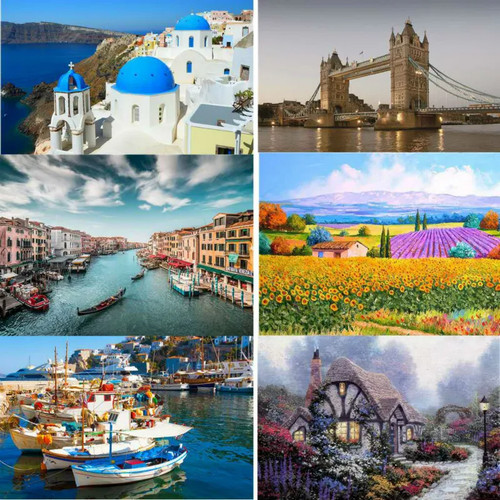 500 pieces jigsaw puzzle - 500,