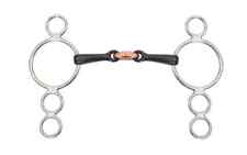 Shires Three 3 Ring Dutch Gag with Lozenge | Horse Bit | Sweet Iron | 3 Sizes