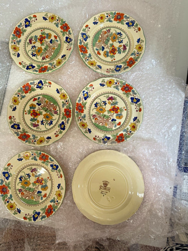 Masons ironstone china plates - masons,