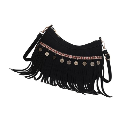 Fringe crossbody shoulder - fringe, bag