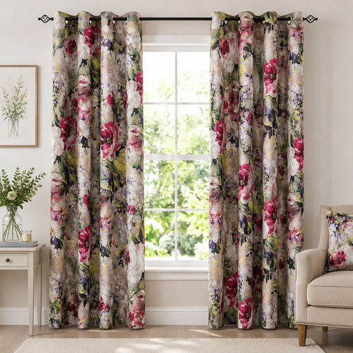 Floral painterly blackout - floral,