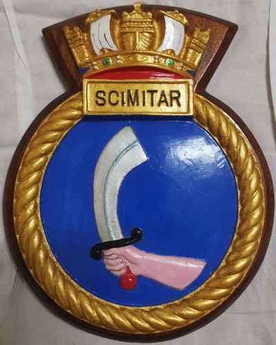 Hms scimitar ship crest - scimitar,
