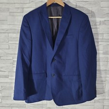 Mens NEXT Blazer Bright Blue Jacket Chest 40 Regular Formal Casual 